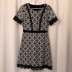 Isaac Mizarhi Black & White Dress